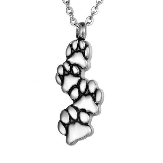 Picture of 4 Paws Urn Necklace J-103