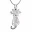 Picture of Sparkle Cat Urn Necklace J-921C