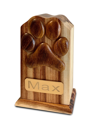 Picture of Tall Paw Print Urn SMALL