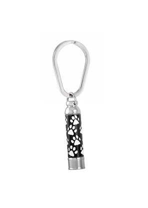 Picture of Cylinder Key Chain with White Paw Prints J-076