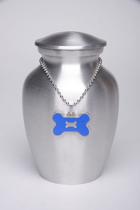 Picture of Alloy Dog Bone Urn SMALL